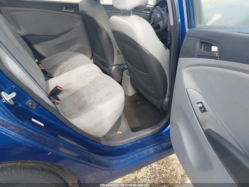 2016 Hyundai Accent VIN KMHCT4AE7GU983473 IAAI salvage auction — FRONT & REAR, Salvage (Texas), sold $700 on 2026-07-13 (photo 8)