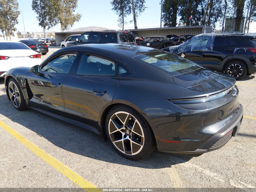2025 Porsche Taycan VIN WP0AA2Y16SSA12271 IAAI salvage auction — RIGHT SIDE, Wait Title, sold $10,100 on 2026-07-21 (photo 3)