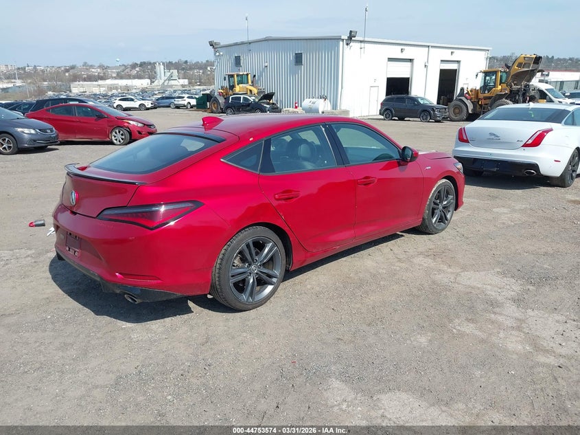 2024 Acura Integra VIN 19UDE4H35RA001243 IAAI salvage auction — REAR END, Salvage (New Jersey), sold $7,100 on 2026-07-31 (photo 4)