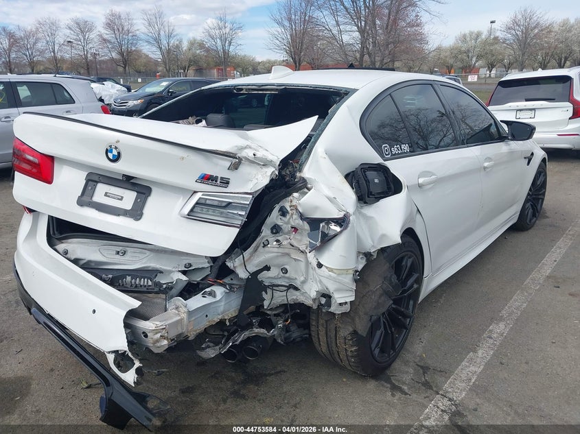 2020 BMW M5 VIN WBSJF0C07LB448848 IAAI salvage auction — REAR END, Salvage (New Jersey), sold $17,700 on 2026-08-02 (photo 4)