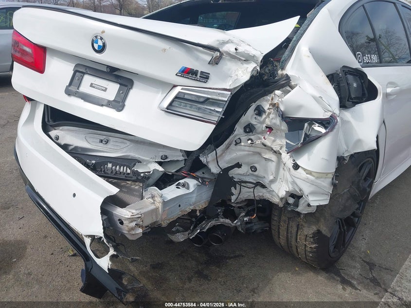 2020 BMW M5 VIN WBSJF0C07LB448848 IAAI salvage auction — REAR END, Salvage (New Jersey), sold $17,700 on 2026-08-02 (photo 6)