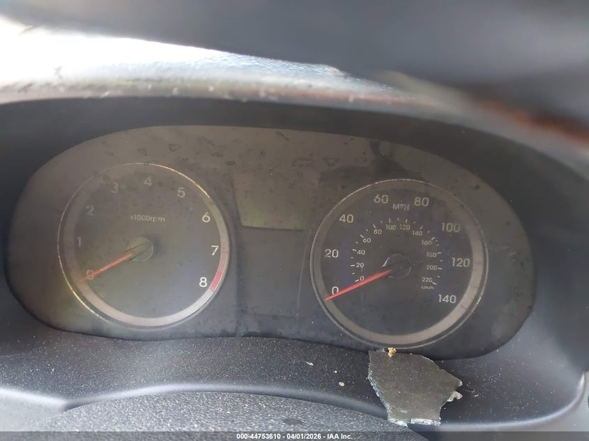 2016 Hyundai Accent VIN KMHCT4AE7GU049443 IAAI salvage auction — ENGINE BURN, Certificate Of Destruction (Florida), sold $250 on 2026-07-14 (photo 7)