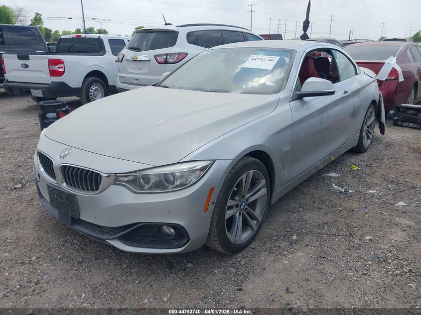 2016 BMW 4er VIN WBA3T3C52G5A41577 IAAI salvage auction — REAR END, Wait Title, sold $2,975 on 2026-07-29 (photo 2)