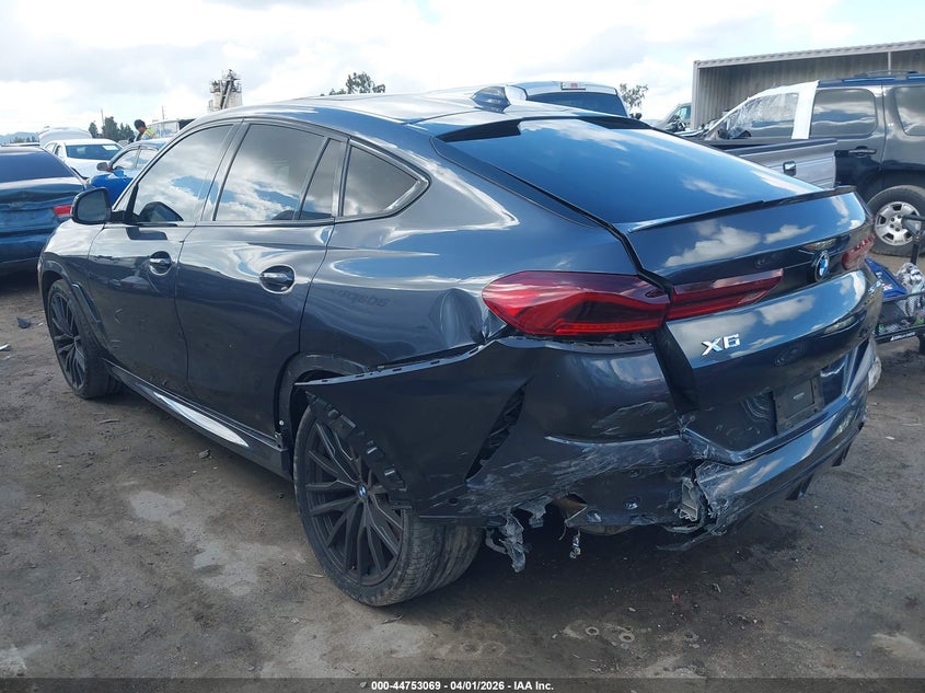 2021 BMW X6 VIN 5UXCY4C02M9D74606 IAAI salvage auction — LEFT REAR, Wait Title, sold $29,850 on 2026-07-08 (photo 3)