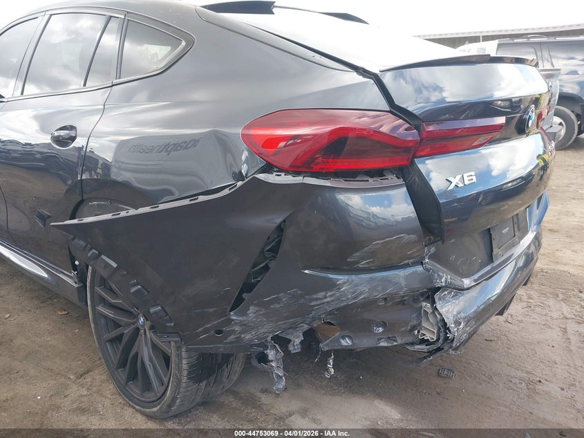 2021 BMW X6 VIN 5UXCY4C02M9D74606 IAAI salvage auction — LEFT REAR, Wait Title, sold $29,850 on 2026-07-08 (photo 6)