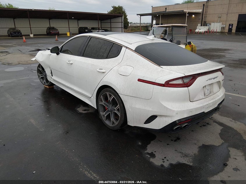2018 Kia Stinger VIN KNAE45LC2J6039973 IAAI salvage auction — FRONT END, Wait Title, sold $25 on 2026-07-29 (photo 3)
