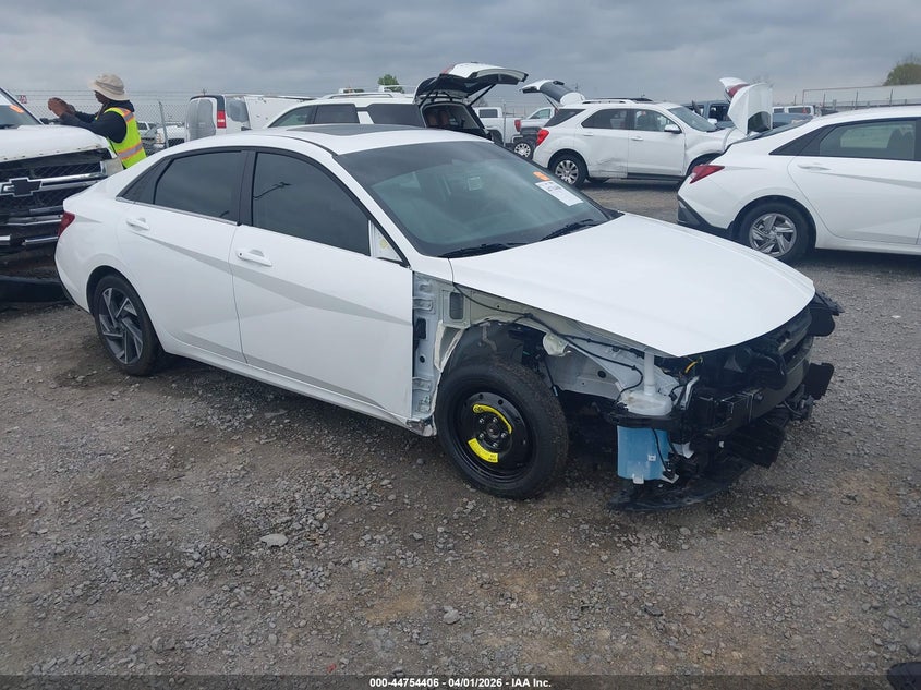 2026 Hyundai Elantra VIN KMHLP4DG7TU134651 IAAI salvage auction — FRONT END, Clear (Arkansas), sold $10,850 on 2026-07-22 (photo 1)