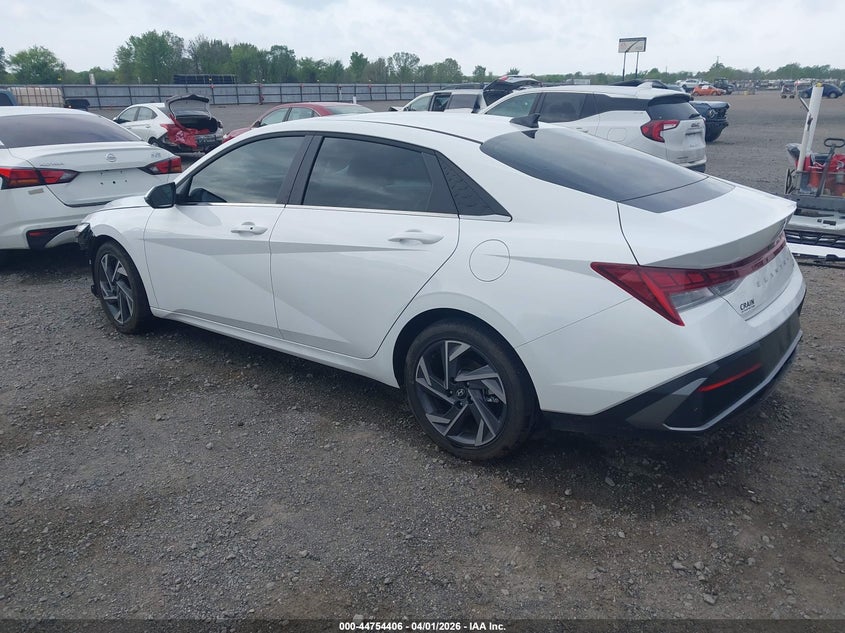 2026 Hyundai Elantra VIN KMHLP4DG7TU134651 IAAI salvage auction — FRONT END, Clear (Arkansas), sold $10,850 on 2026-07-22 (photo 3)