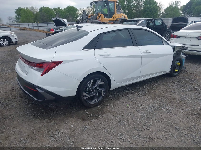 2026 Hyundai Elantra VIN KMHLP4DG7TU134651 IAAI salvage auction — FRONT END, Clear (Arkansas), sold $10,850 on 2026-07-22 (photo 4)