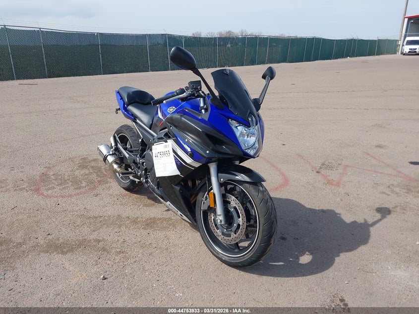 2013 Yamaha Fz VIN JYARJ18E7DA012006 IAAI salvage auction — LEFT SIDE, Regular (South Dakota), sold $1,450 on 2026-09-01 (photo 1)