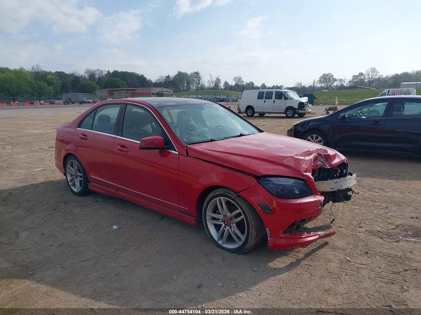 2011 Mercedes-benz C class VIN WDDGF8BB3BR151672 IAAI salvage auction — FRONT END, Salvage (Idaho), sold $575 on 2026-07-15 (photo 1)