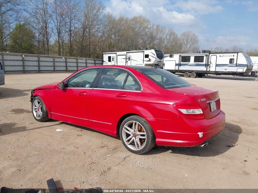 2011 Mercedes-benz C class VIN WDDGF8BB3BR151672 IAAI salvage auction — FRONT END, Salvage (Idaho), sold $575 on 2026-07-15 (photo 3)