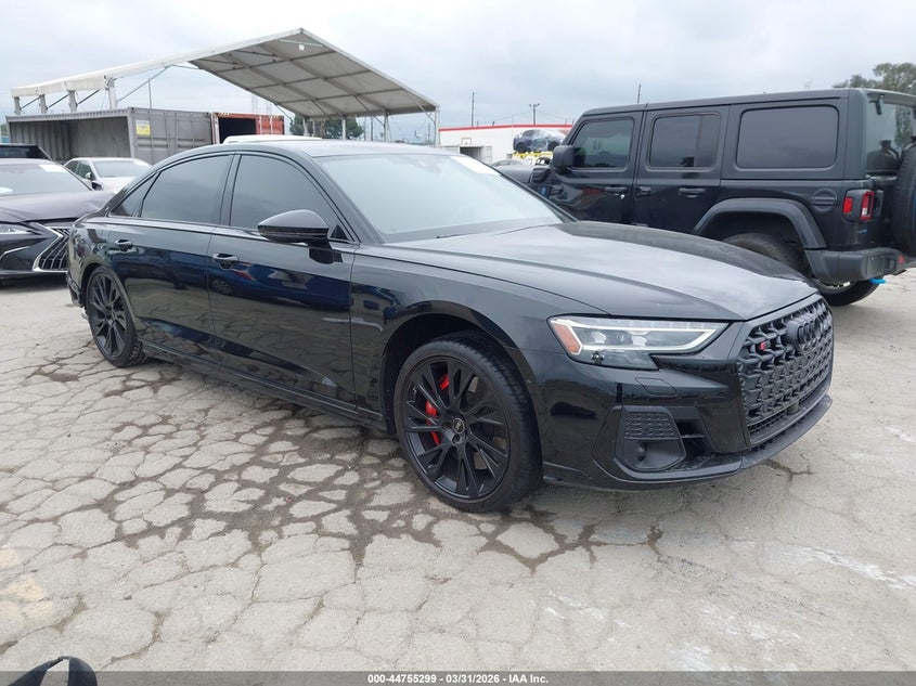 2025 Audi S8 VIN WAULSBF83SN002375 IAAI salvage auction — REAR END, Wait Title, sold $67,750 on 2026-07-08 (photo 1)