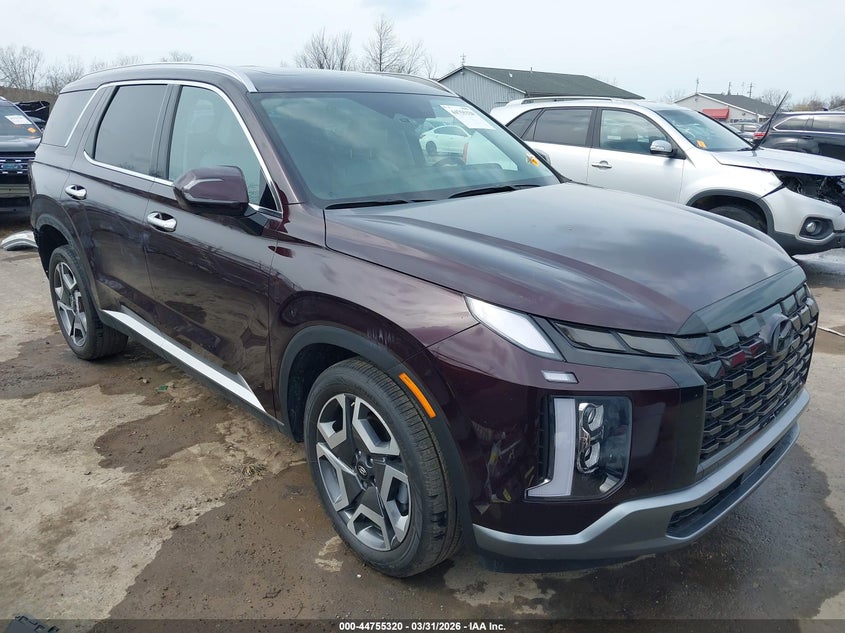 2024 Hyundai Palisade VIN KM8R44GE4RU765041 IAAI salvage auction — REAR END, Wait Title, sold $13,850 on 2026-07-14 (photo 1)