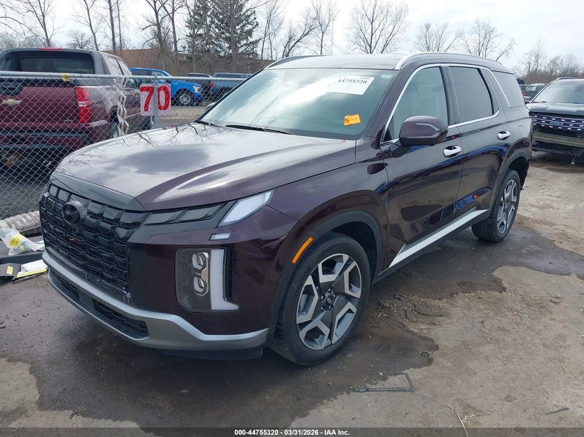 2024 Hyundai Palisade VIN KM8R44GE4RU765041 IAAI salvage auction — REAR END, Wait Title, sold $13,850 on 2026-07-14 (photo 2)