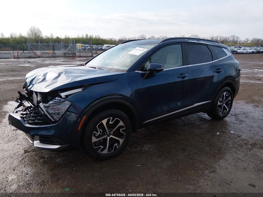 2025 Kia Sportage VIN KNDPVCDG8S7250640 IAAI salvage auction — FRONT END, Wait Title, sold $9,500 on 2026-07-15 (photo 2)
