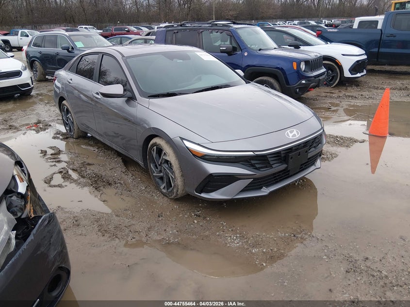 2025 Hyundai Elantra VIN KMHLS4DG2SU990579 IAAI salvage auction — HAIL, Salvage (Illinois), sold $10,800 on 2026-07-07 (photo 1)