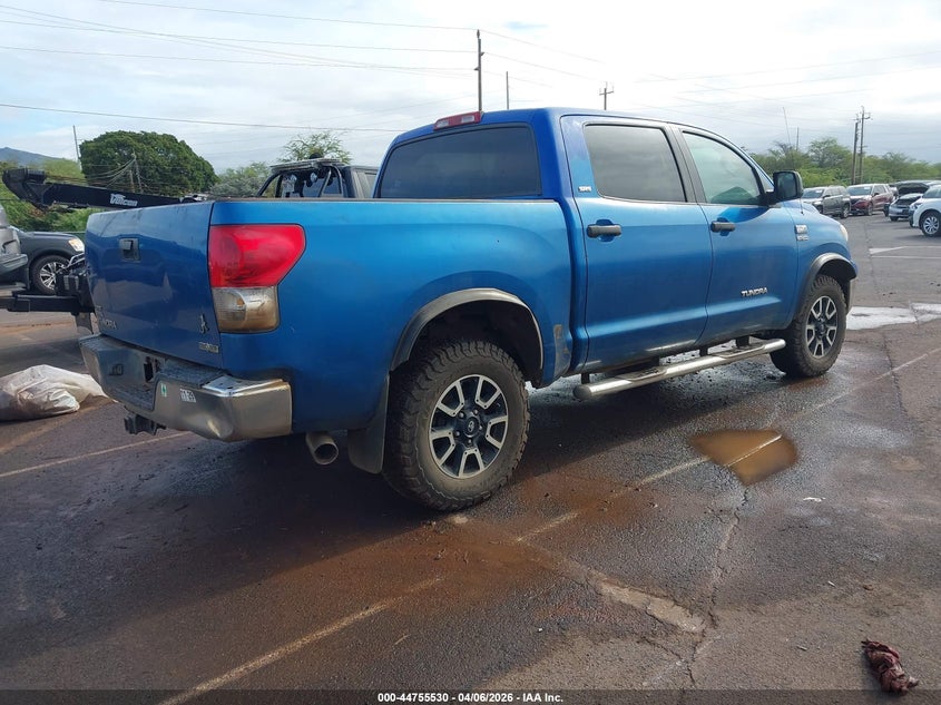 2008 Toyota Tundra VIN 5TFEV54158X066599 IAAI salvage auction — WATER/FLOOD, Salvage (Hawaii), sold $1,100 on 2026-07-26 (photo 4)