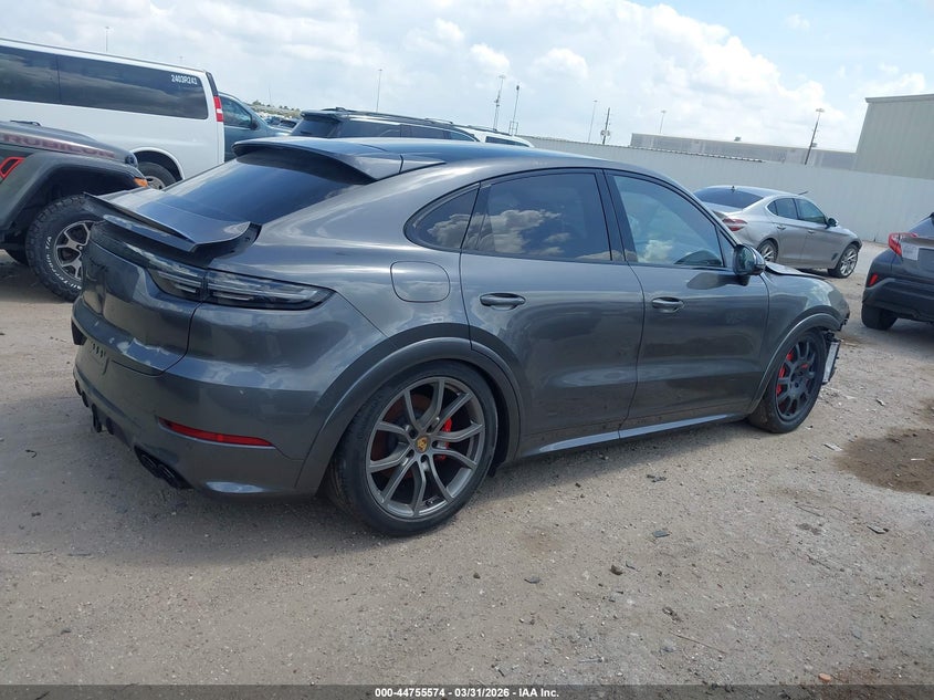 2023 Porsche Cayenne coupe VIN WP1BG2AY5PDA33226 IAAI salvage auction — Front & Rear, Certificate Of Destruction (Florida), sold $30,000 on 2026-04-28 (photo 4)