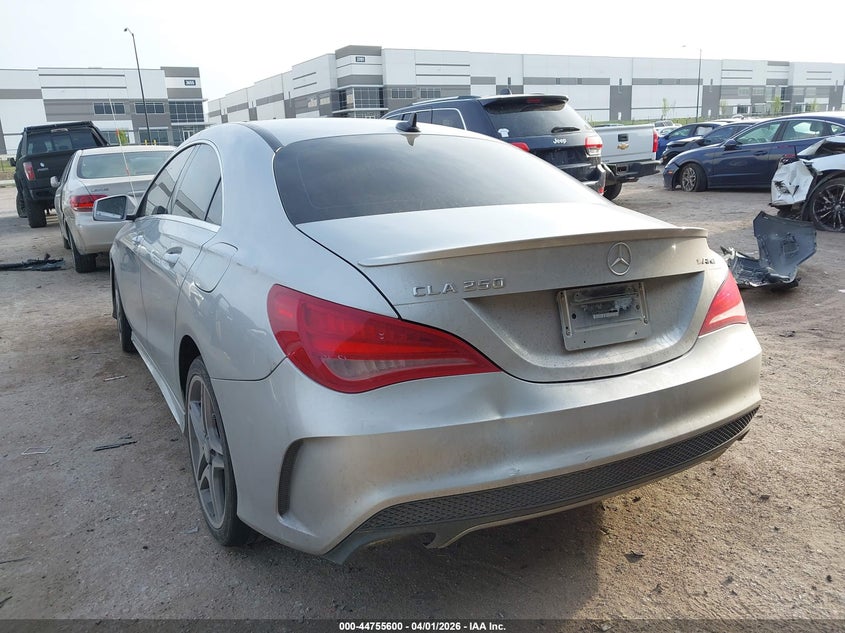 2014 Mercedes-benz Cla-klasse VIN WDDSJ4EB3EN049524 IAAI salvage auction — FRONT & REAR, Salvage (Texas), sold $1,525 on 2026-07-28 (photo 3)