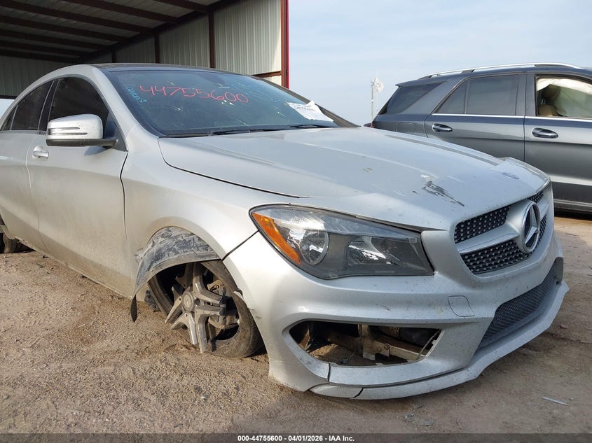 2014 Mercedes-benz Cla-klasse VIN WDDSJ4EB3EN049524 IAAI salvage auction — FRONT & REAR, Salvage (Texas), sold $1,525 on 2026-07-28 (photo 6)
