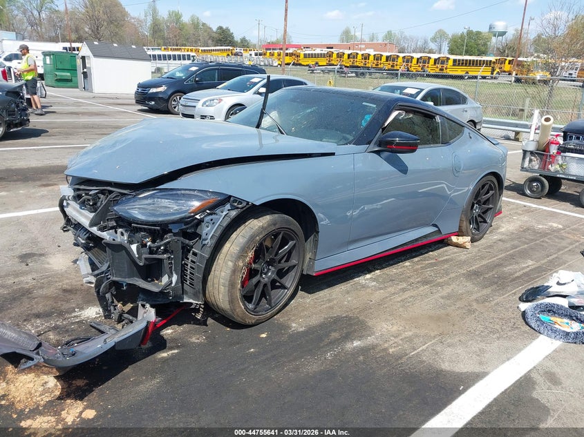 2024 Nissan Z VIN JN1BZ4CH8RM367499 IAAI salvage auction — FRONT & REAR, Salvage (North Carolina), sold $7,000 on 2026-08-05 (photo 2)