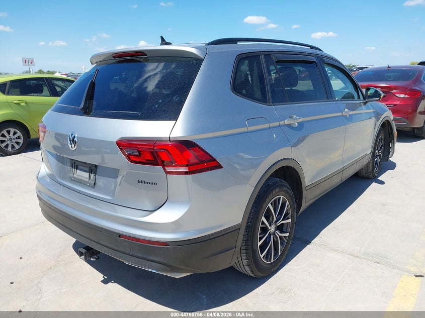 2021 Volkswagen Tiguan VIN 3VV1B7AX3MM028270 IAAI salvage auction — FRONT END, Salvage Title, sold $2,300 on 2026-08-24 (photo 4)