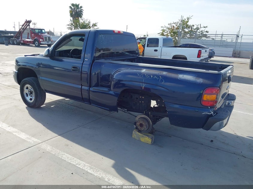 2000 Gmc SIERRA VIN 1GTEC14V9YZ290416 IAAI salvage auction — THEFT, Salvage (California), sold $750 on 2026-07-09 (photo 3)