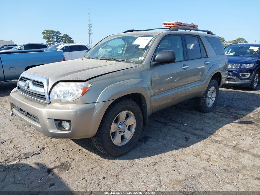 2006 Toyota 4runner VIN JTEBU14R060099015 IAAI salvage auction — RIGHT REAR, Salvage (Georgia), sold $4,150 on 2026-07-15 (photo 2)