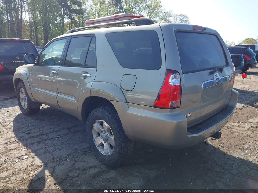 2006 Toyota 4runner VIN JTEBU14R060099015 IAAI salvage auction — RIGHT REAR, Salvage (Georgia), sold $4,150 on 2026-07-15 (photo 3)