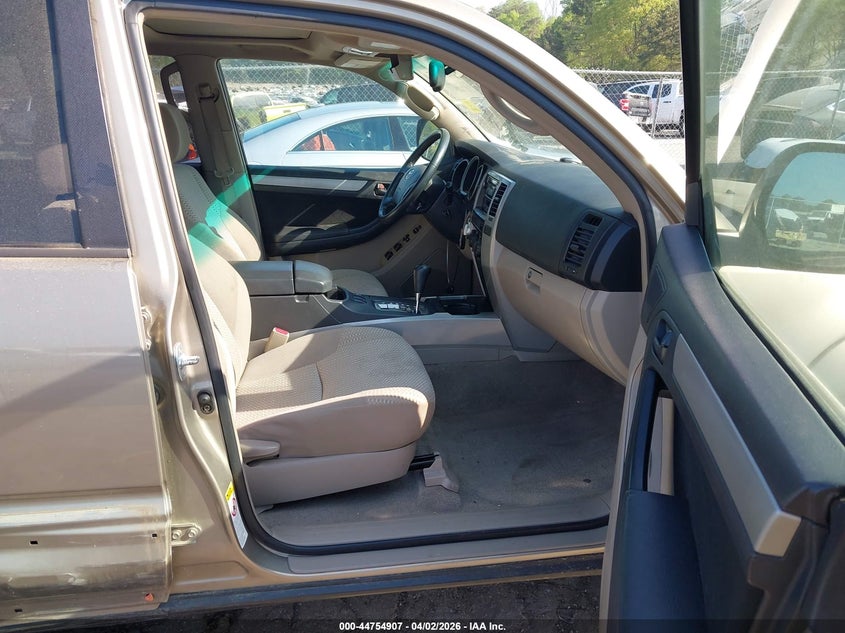 2006 Toyota 4runner VIN JTEBU14R060099015 IAAI salvage auction — RIGHT REAR, Salvage (Georgia), sold $4,150 on 2026-07-15 (photo 5)