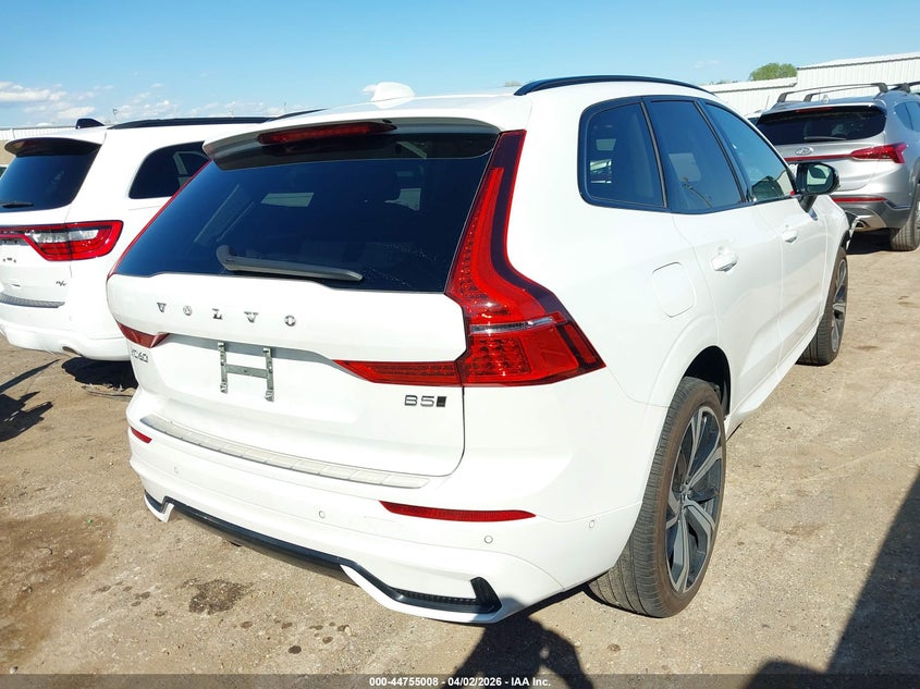 2025 Volvo Xc60 VIN YV4M12RM6S1204859 IAAI salvage auction — FRONT END, Clear (Oklahoma), sold $16,100 on 2026-07-22 (photo 4)