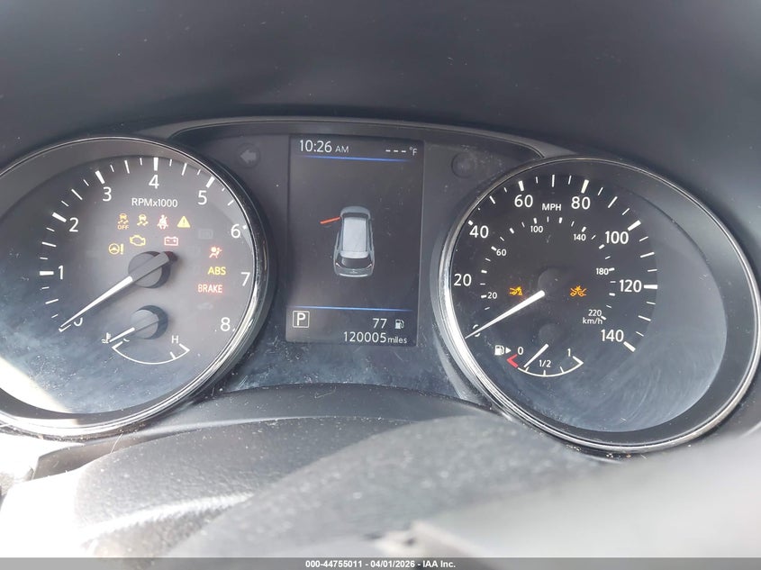 2019 Nissan Rogue VIN JN8AT2MT0KW254274 IAAI salvage auction — FRONT END, Salvage - Greater Than 75% (Maryland), sold $1,750 on 2026-07-31 (photo 7)