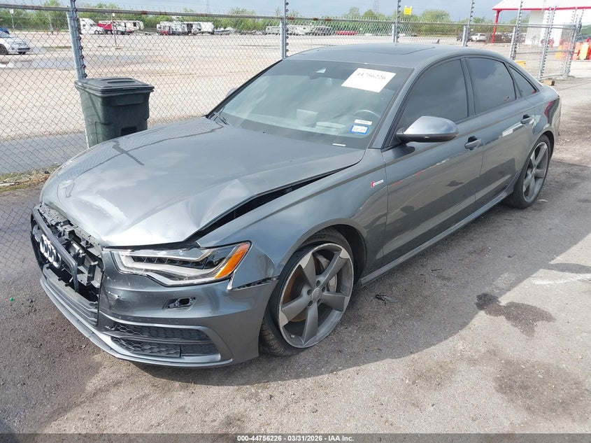 2015 Audi A6 VIN WAUHGAFC7FN030076 IAAI salvage auction — FRONT END, Salvage (Texas), sold $300 on 2026-07-29 (photo 2)