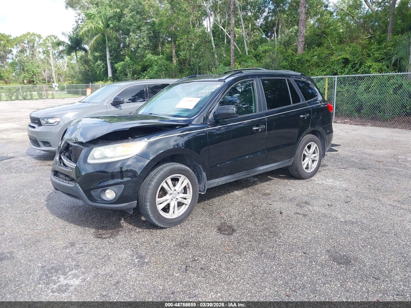 2012 Hyundai Santa fe VIN 5XYZK3AB3CG137211 IAAI salvage auction — FRONT END, Wait Title, sold $1,025 on 2026-07-06 (photo 2)