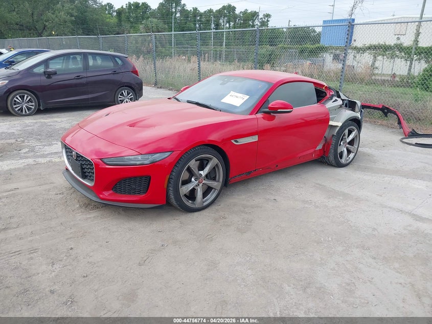 2023 Jaguar F-type VIN SAJDD1EE5PCK81125 IAAI salvage auction — REAR END, Rebuildable (Florida), sold $19,100 on 2026-07-31 (photo 2)