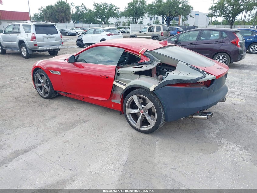 2023 Jaguar F-type VIN SAJDD1EE5PCK81125 IAAI salvage auction — REAR END, Rebuildable (Florida), sold $19,100 on 2026-07-31 (photo 3)