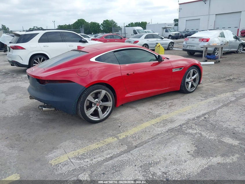 2023 Jaguar F-type VIN SAJDD1EE5PCK81125 IAAI salvage auction — REAR END, Rebuildable (Florida), sold $19,100 on 2026-07-31 (photo 4)