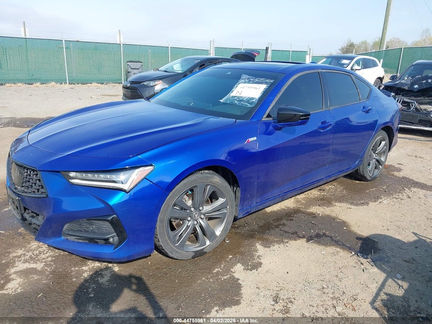 2021 Acura Tlx VIN 19UUB5F58MA004066 IAAI salvage auction — REAR END, Salvage - 75% Or Less (Maryland), sold $8,300 on 2026-07-24 (photo 2)