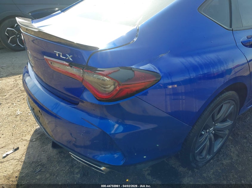 2021 Acura Tlx VIN 19UUB5F58MA004066 IAAI salvage auction — REAR END, Salvage - 75% Or Less (Maryland), sold $8,300 on 2026-07-24 (photo 6)