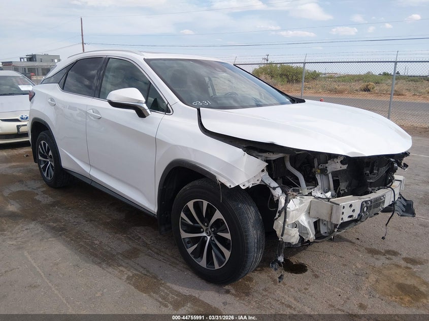 2021 Lexus Rx VIN 2T2HZMDA5MC299320 IAAI salvage auction — FRONT END, Wait Title, sold $12,200 on 2026-07-22 (photo 1)