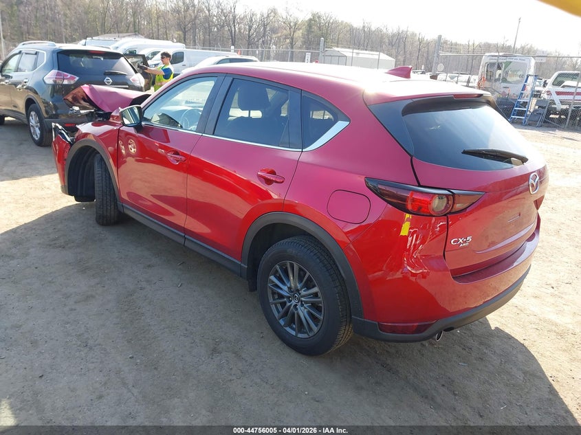 2021 Mazda Cx-5 VIN JM3KFBCMXM1487524 IAAI salvage auction — RIGHT FRONT, Salvage - Greater Than 75% (Maryland), sold $25 on 2026-07-21 (photo 3)