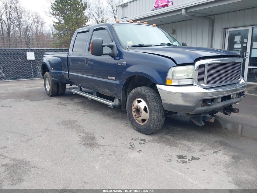 2004 Ford F350 VIN 1FTWW33P44ED27769 IAAI salvage auction — THEFT, Bill Of Sale (Connecticut), sold $2,050 on 2026-07-09 (photo 1)