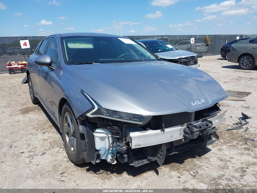 2022 Kia K5 VIN 5XXG14J2XNG145880 IAAI salvage auction — FRONT END, Salvage (Texas), sold $3,000 on 2026-07-28 (photo 1)