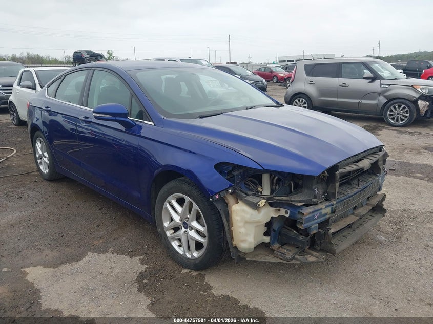2016 Ford Fusion VIN 3FA6P0H7XGR141214 IAAI salvage auction — FRONT END, Clear (Oklahoma), sold $1,300 on 2026-07-09 (photo 1)