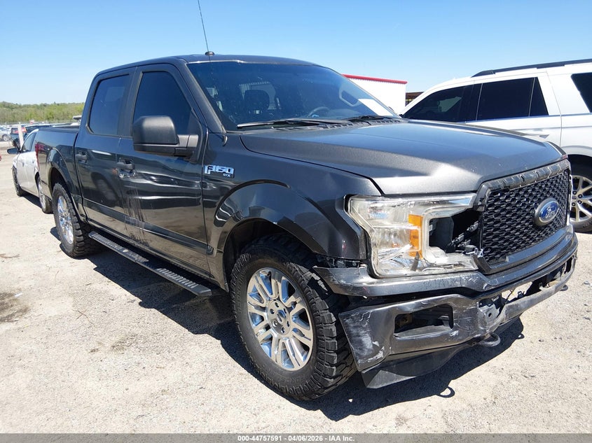 2018 Ford F-150 lightning VIN 1FTEW1E57JKF74597 IAAI salvage auction — FRONT END, Clear (Oklahoma), sold $7,000 on 2026-08-01 (photo 1)