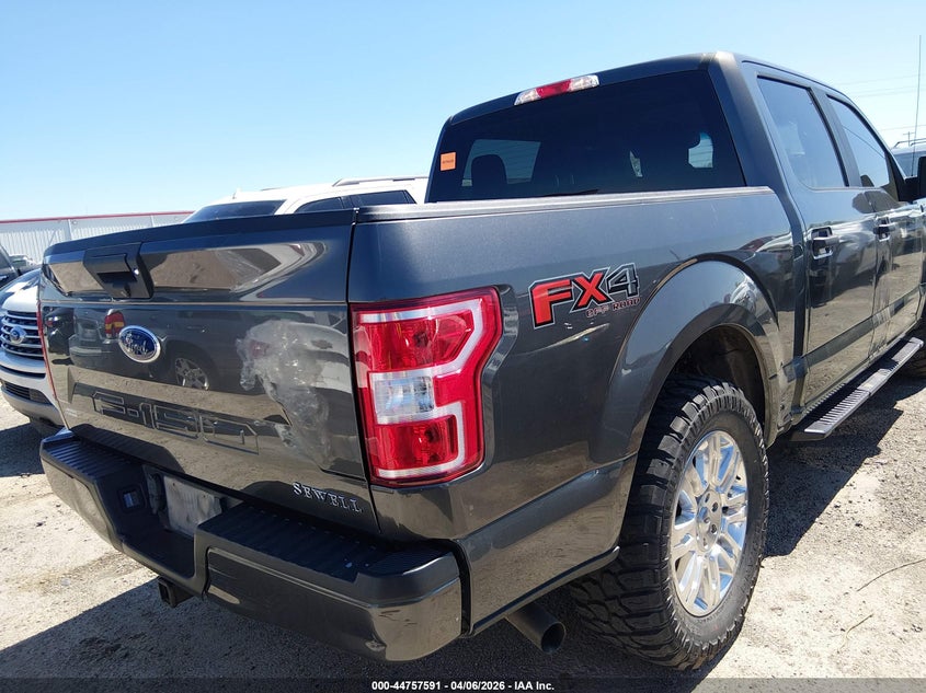 2018 Ford F-150 lightning VIN 1FTEW1E57JKF74597 IAAI salvage auction — FRONT END, Clear (Oklahoma), sold $7,000 on 2026-08-01 (photo 4)