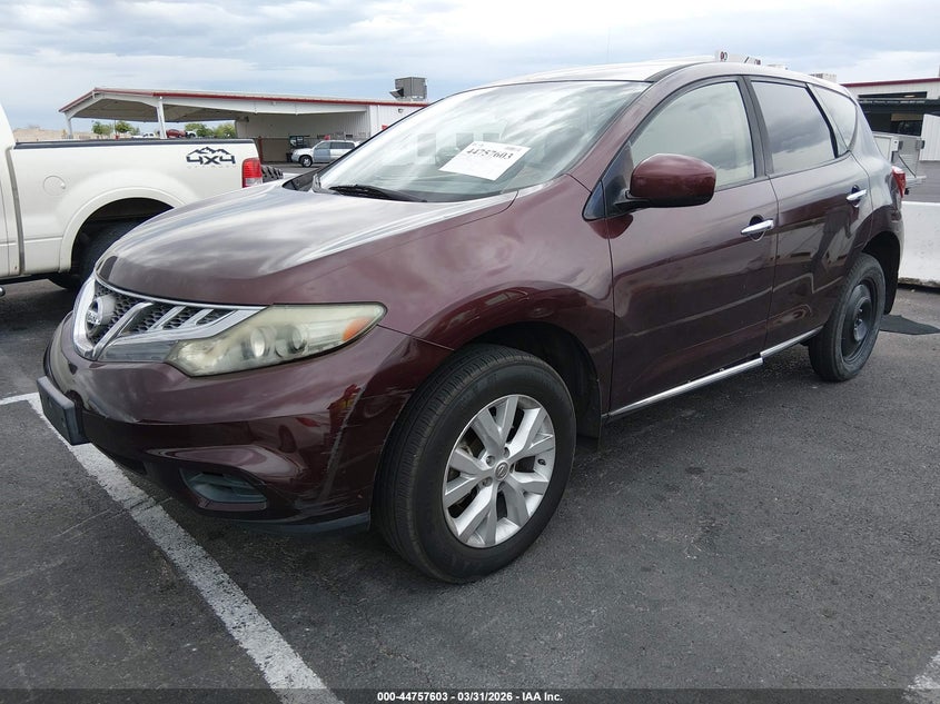 2014 Nissan Murano VIN JN8AZ1MU1EW402048 IAAI salvage auction — LEFT & RIGHT, Clear (Nevada), sold $275 on 2026-07-10 (photo 2)
