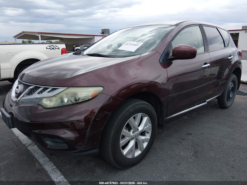 2014 Nissan Murano VIN JN8AZ1MU1EW402048 IAAI salvage auction — LEFT & RIGHT, Clear (Nevada), sold $275 on 2026-07-10 (photo 6)