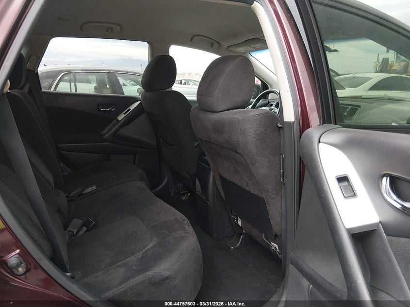 2014 Nissan Murano VIN JN8AZ1MU1EW402048 IAAI salvage auction — LEFT & RIGHT, Clear (Nevada), sold $275 on 2026-07-10 (photo 8)